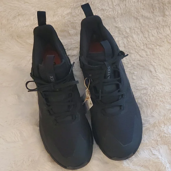 NWT Mens Adidas Terrex Free Hiker 2 GTX Black Hiking Boots Size 8.5 - Picture 9 of 9